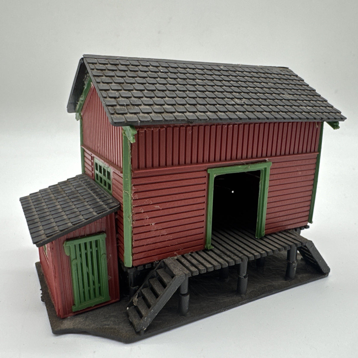 HELJAN 1760 H0 FRACHTSCHUPPEN fertig gebaut SAMMLER VINTAGE MODELLBAHN  #738