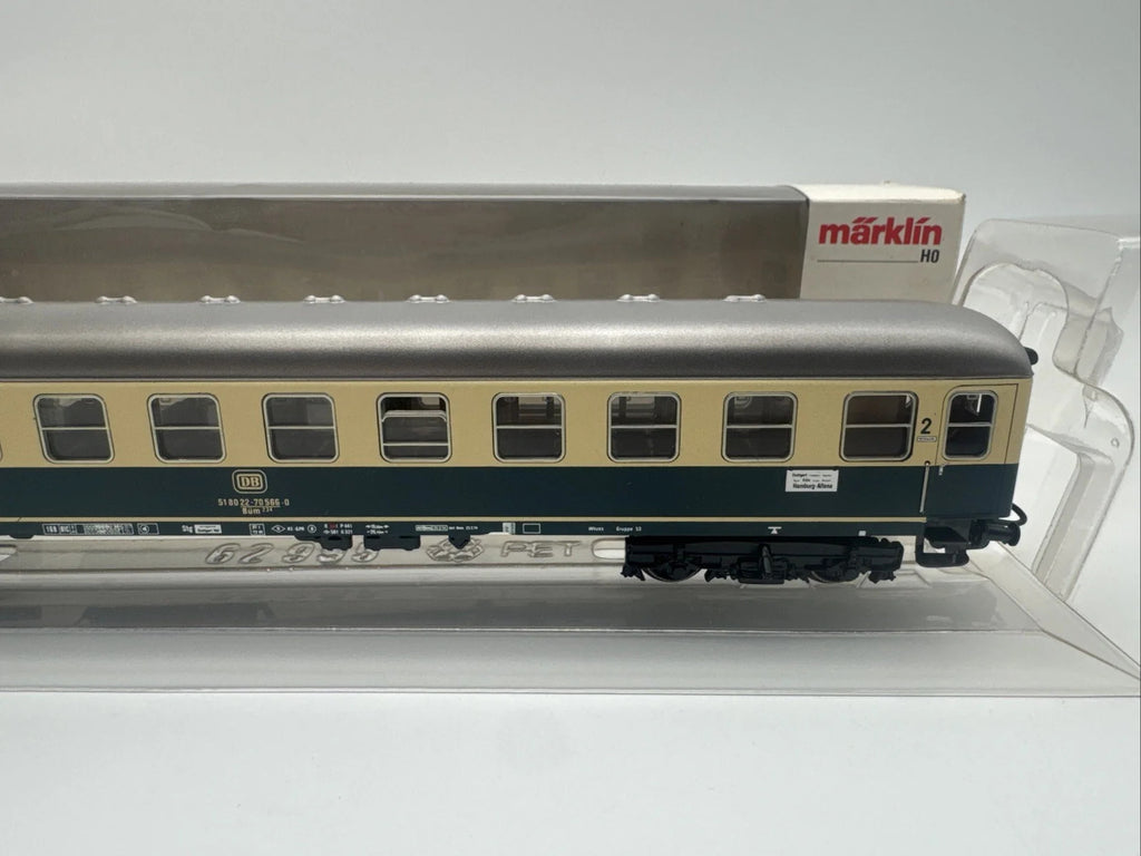 Märklin - 4112 - H0 - Reisezugwagen DB 2. Klasse - Personenwagen - OVP Top