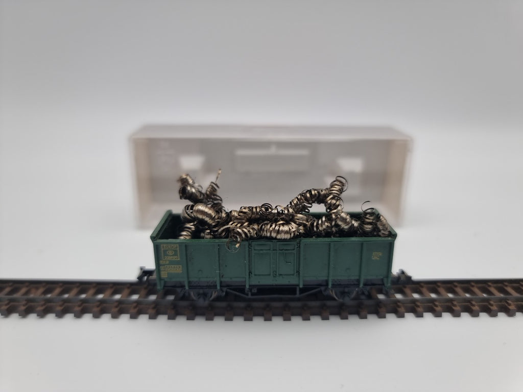 Fleischmann 8205 DB Offener Güterwagen Grün Spur N -beladen- In OVP