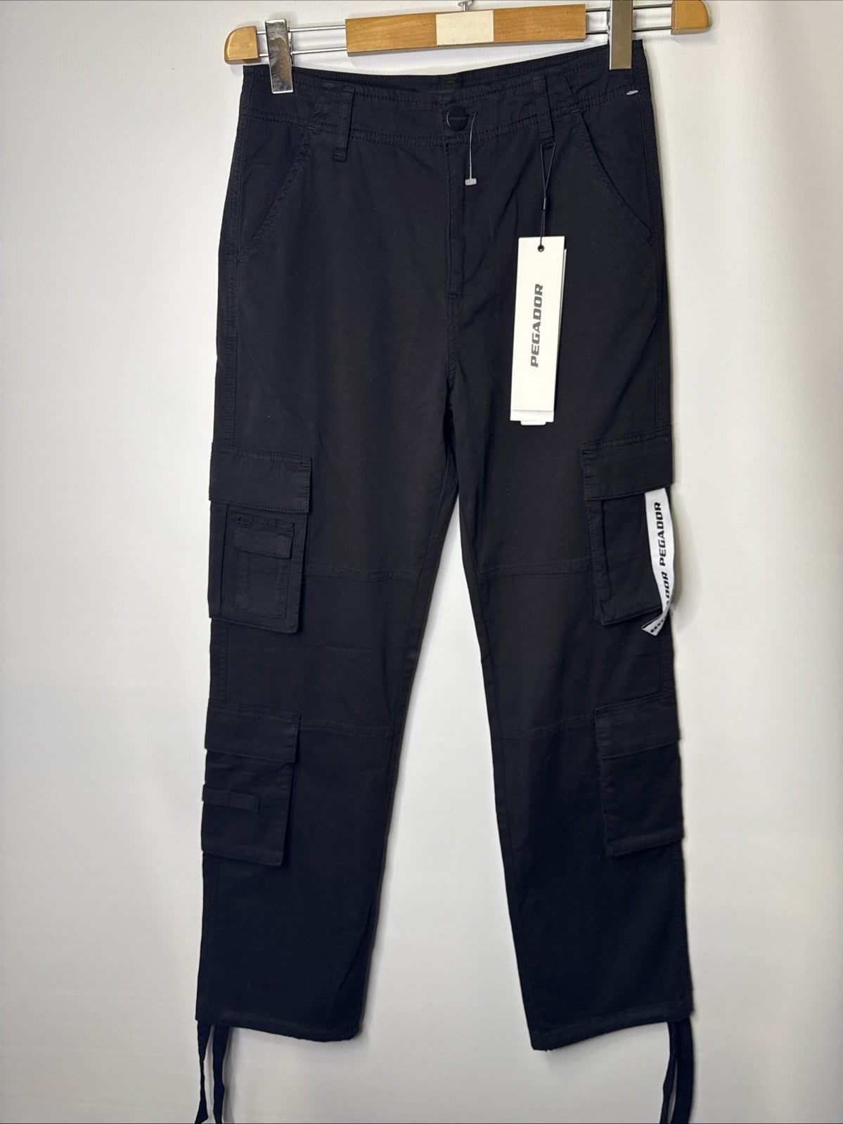 Pegador Tanami Wide Cargo Damen Hose Gr. S Schwarz