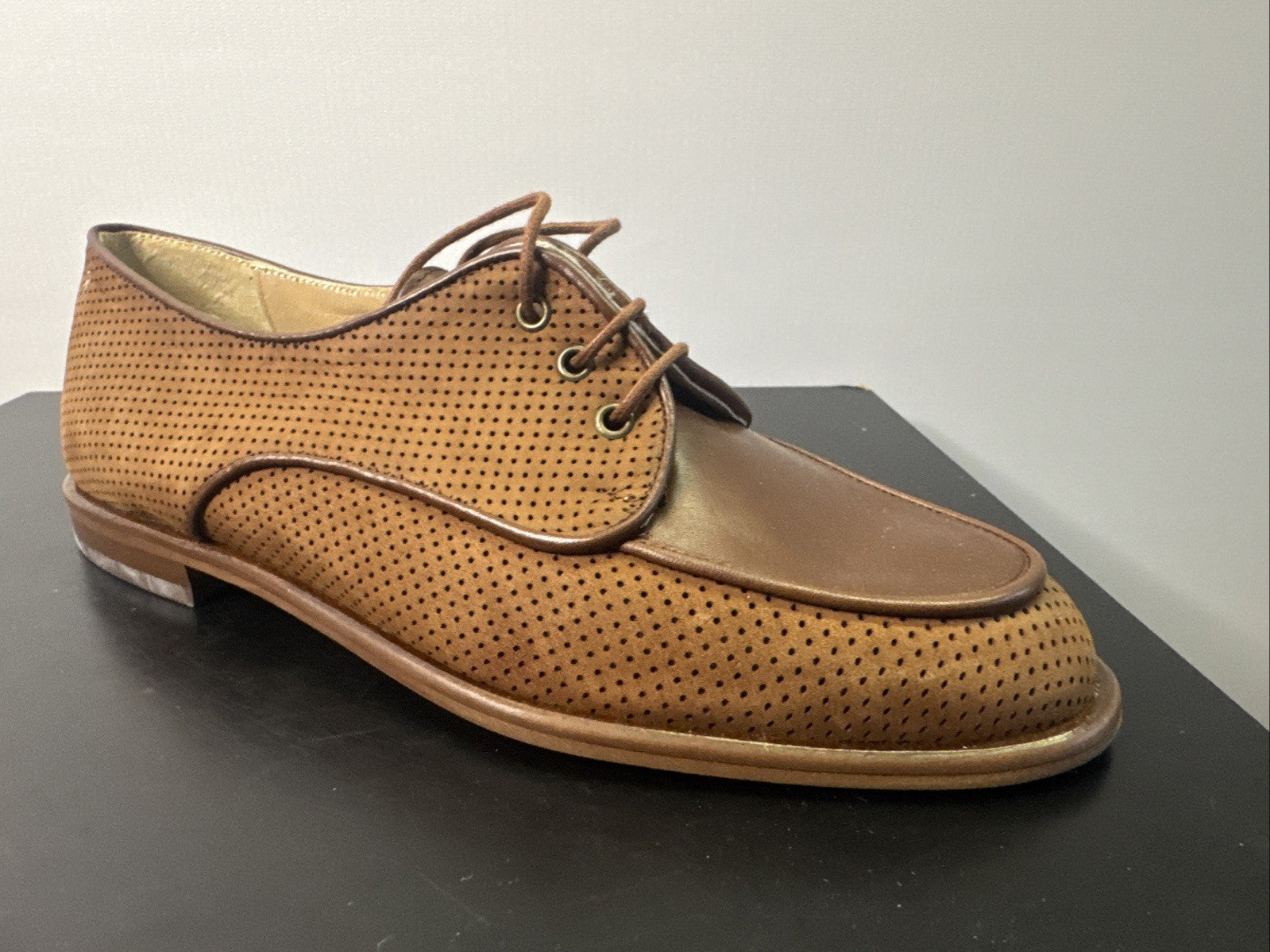 Firetti Damenschuh Gr. 37 Halbschuh Leder Braun