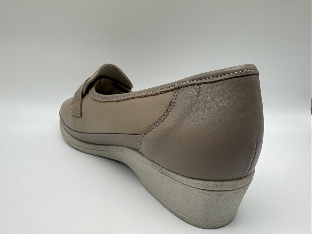 Genenger Damen Halbschuh Größe 7 Leder Luftpolster