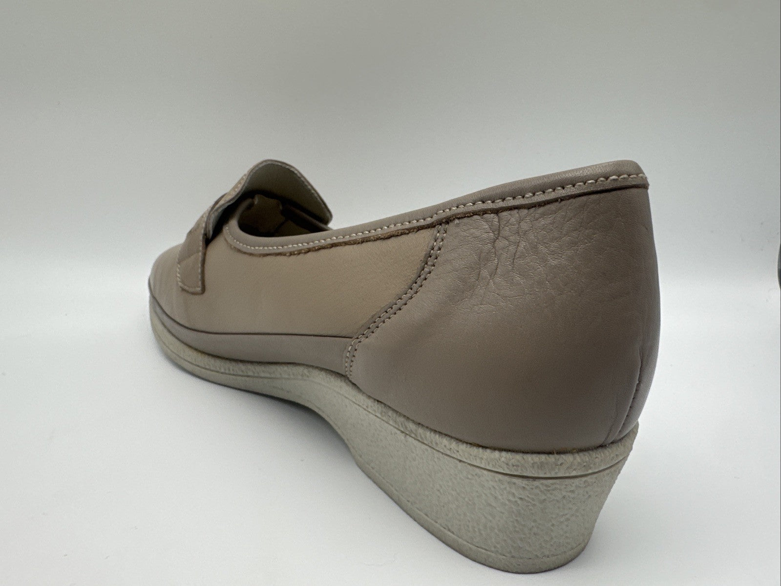 Genenger Damen Halbschuh Größe 7 Leder Luftpolster