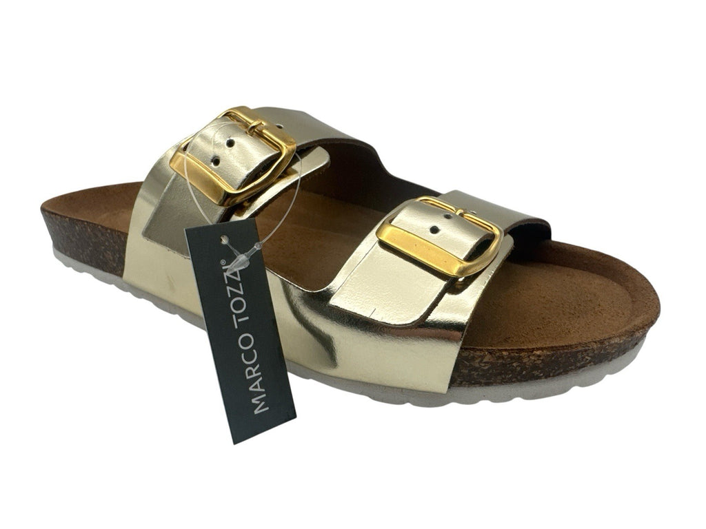 MARCO TOZZI Damen Gr.38 Pantolette Sandale Sandalette Hauschuh