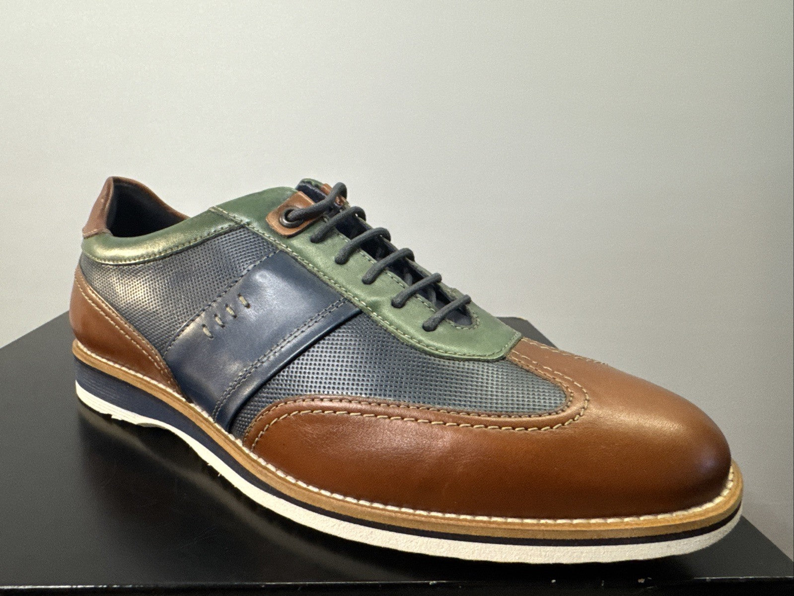 Quintero-702 by SIOUX  Herren Derbys Schnürschuh Indaco Gr. 41,5/ 7,5