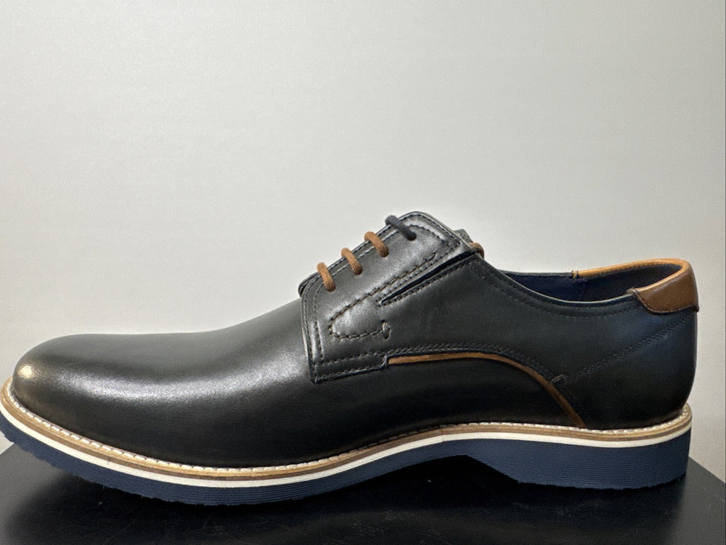 Encanio-702 Business Schuh Derby SIOUX Atlantic Gr. 40 Schwarz
