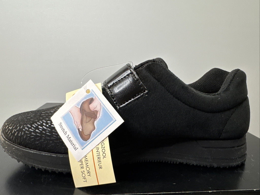 Fischer Markenschuh Gr. 37 Damen Halbschuh Schwarz Leder