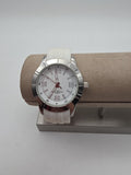 Kronaberg Herrenuhr – 10 ATM – Quarz – Silikonarmband – Weiß/Silber