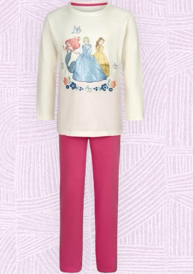 Disney Prinzessin Pyjama Schlafanzug 98/104