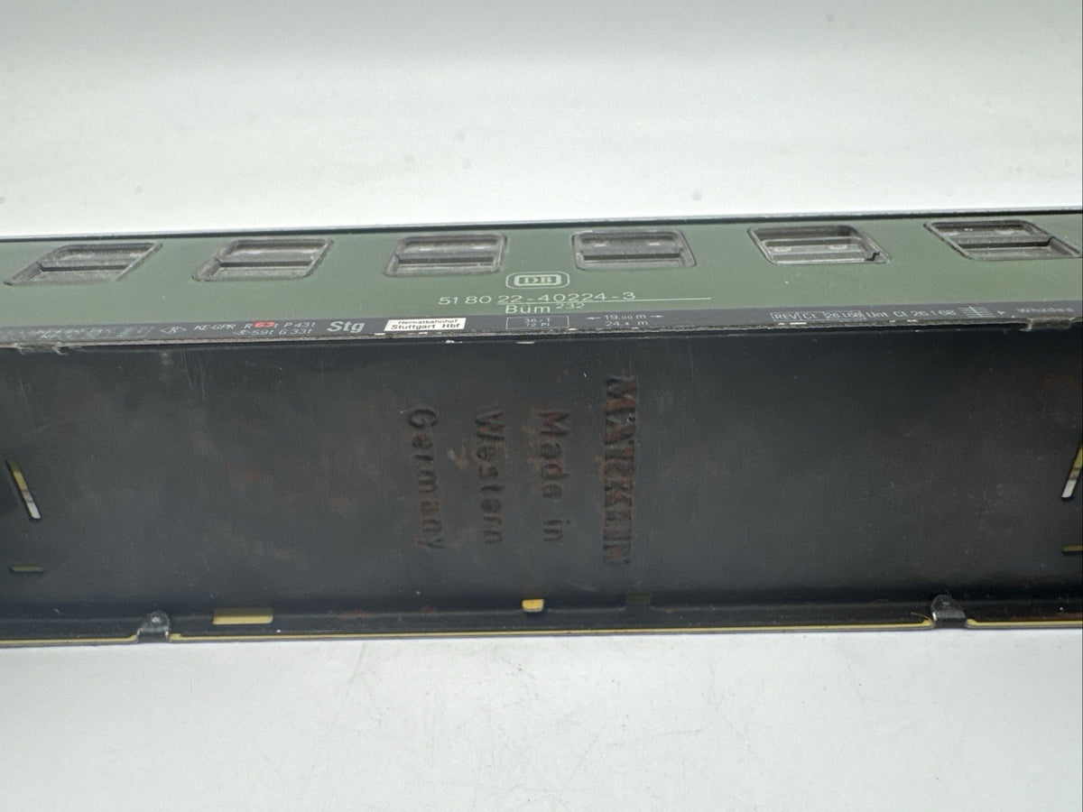 Märklin H0 Personenwagen D-Zug Wagen der DB 2.Kl. Büm 232  51 80 22 40224-3 #274