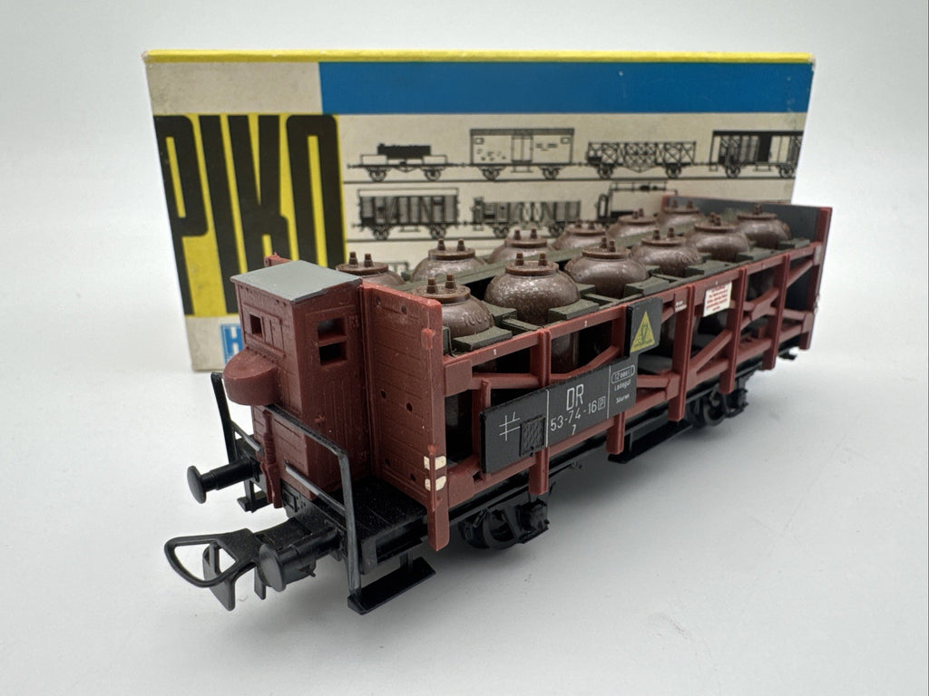 Piko H0 Topfwagen 5/6454/010Säuretopfwagen Güterwagen Güterwagon DR Bremserhaus