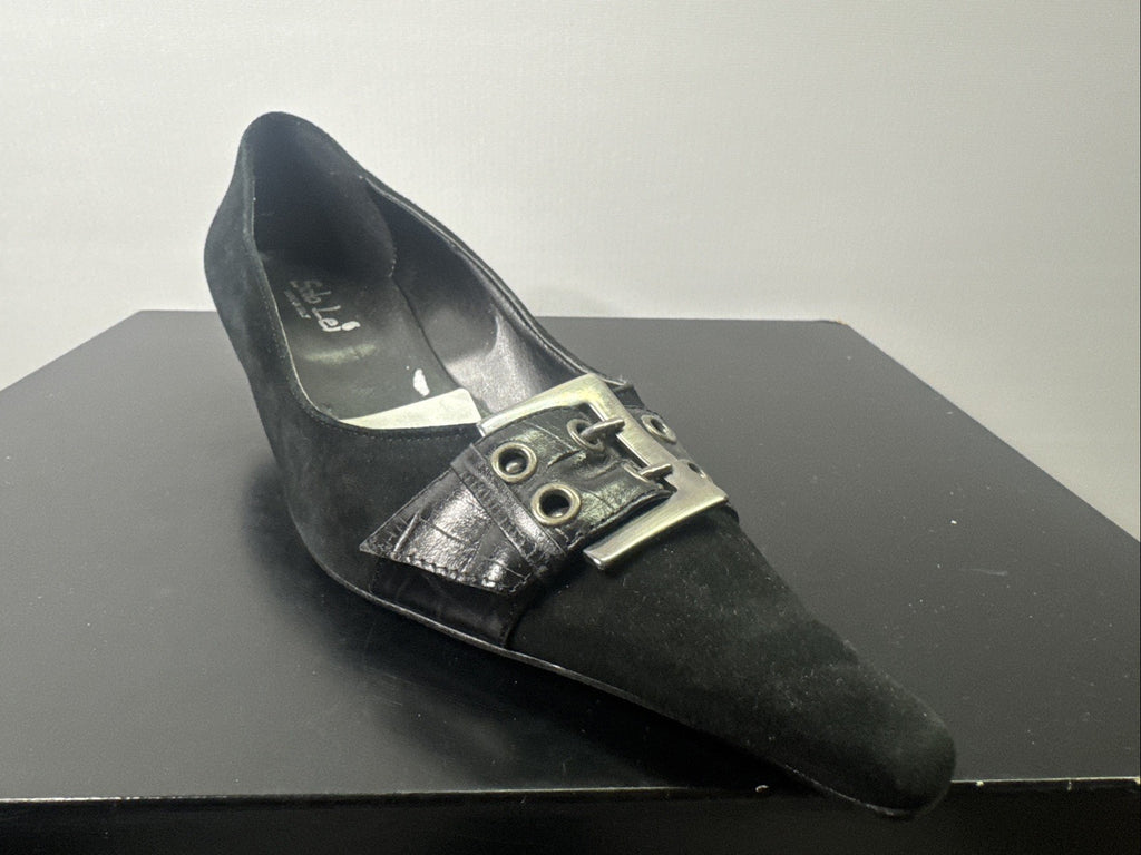Solo Lei Damen Pumps Gr. 37 Leder Absatzschuh 