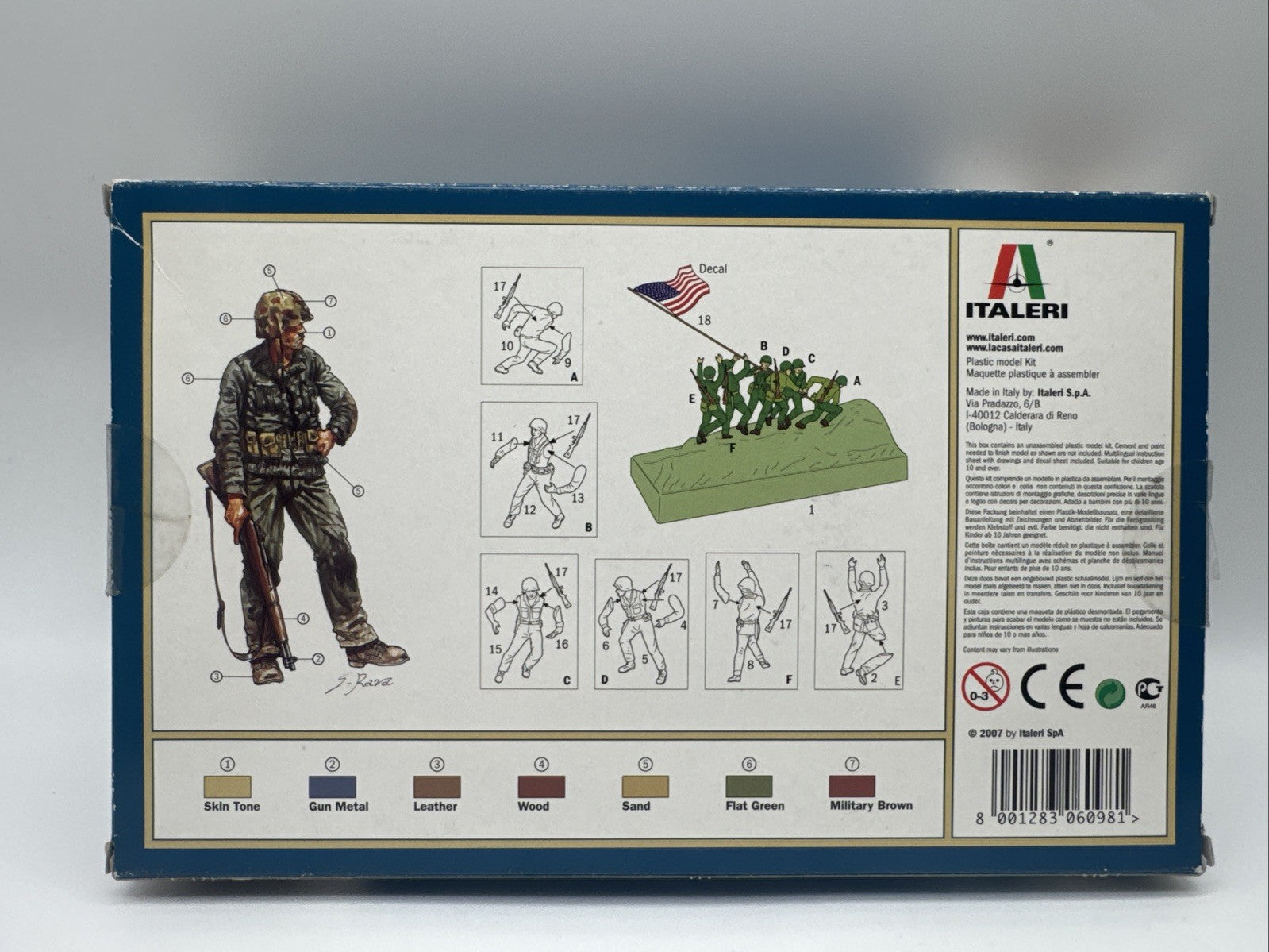 Italeri 6098 Iwo Jima Flag Raisers - 1:72