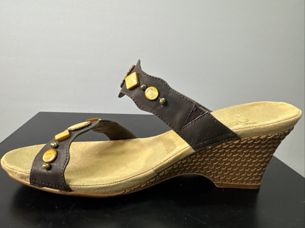 Rieker Sandalette Gr. 42 Leder Braun