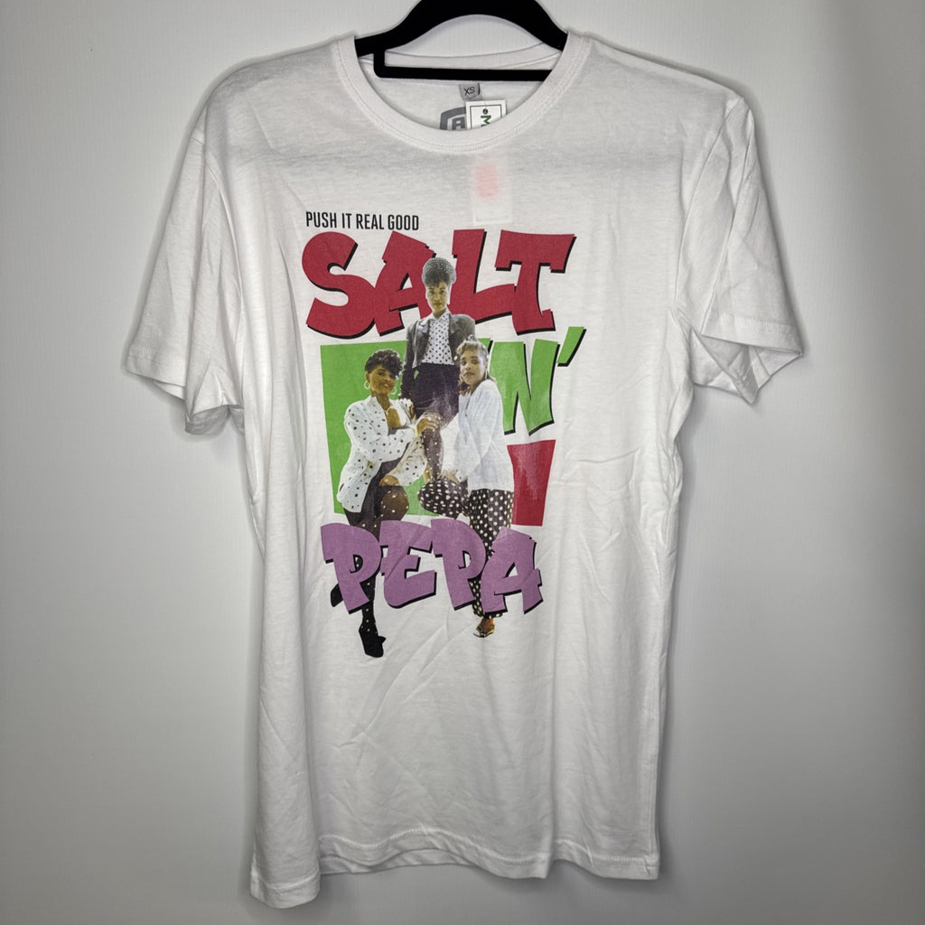 2018 Push it real good Salt-N-Pepa Shirt Hip Hop Rap Weiß Herren T-Shirt XL