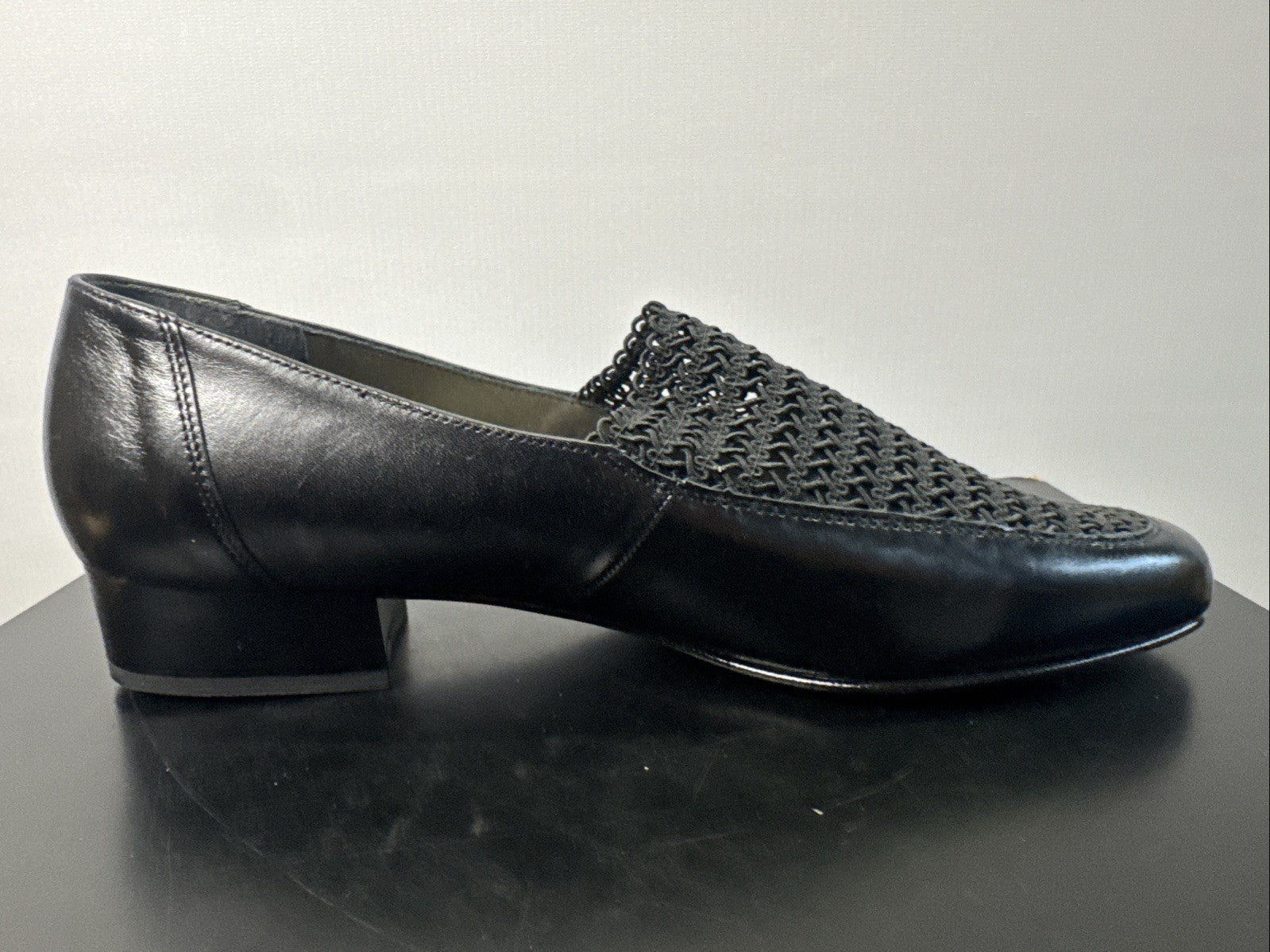 Högl Halbschuh Gr. 40 / 7 Absatzschuh Damen Vitello