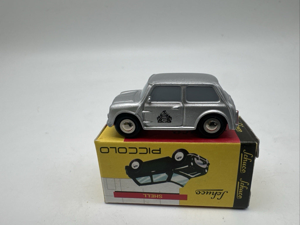 1:90 Schuco Piccolo Austin Mini metallic-silber 40 Jahre OVP Neuwertig #3