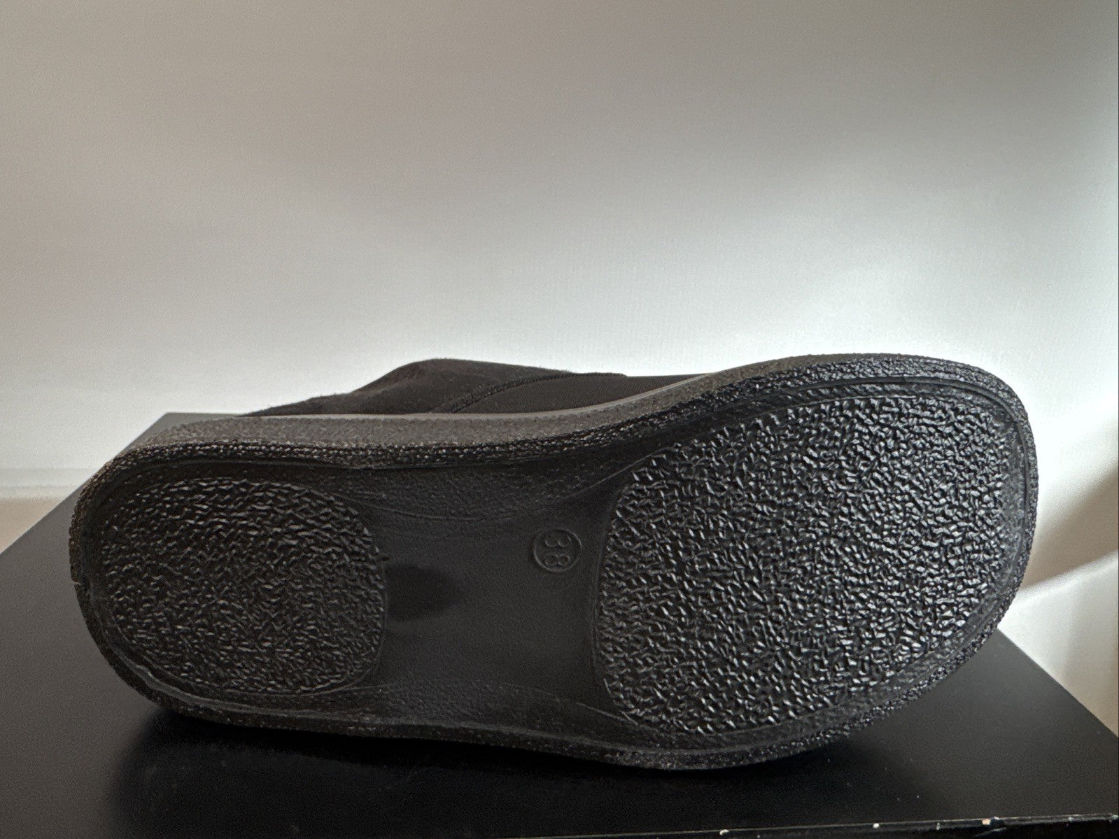 Fischer Markenschuh Herren Pantoffel Gr. 39 Halbschuh Schwarz