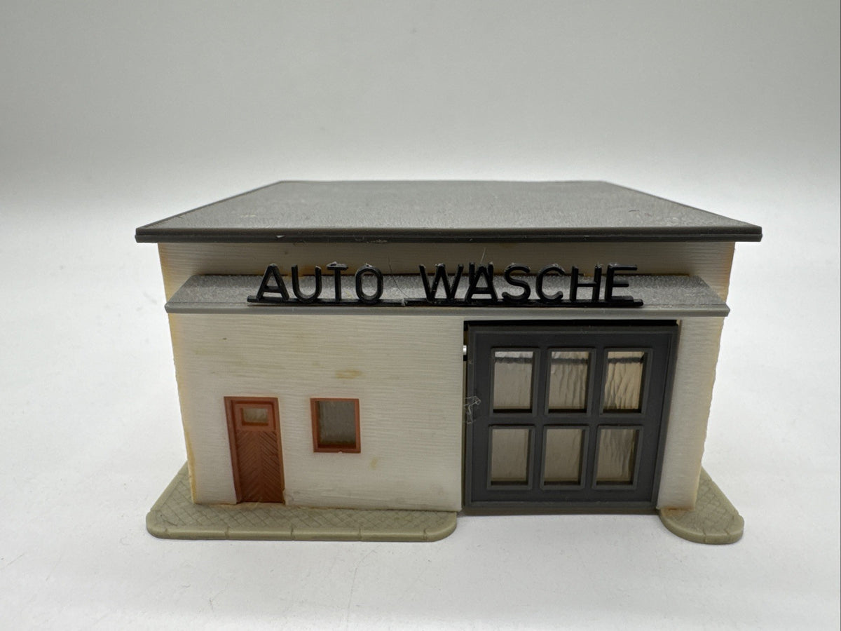 H0 FallerAuto Waschhalle Werkstatt  Bastel/Rumpel/Schmutz/Kratzer/Mängel #727