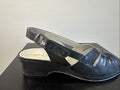 Rohde Sandale Gr. 7 Leder Schwarz