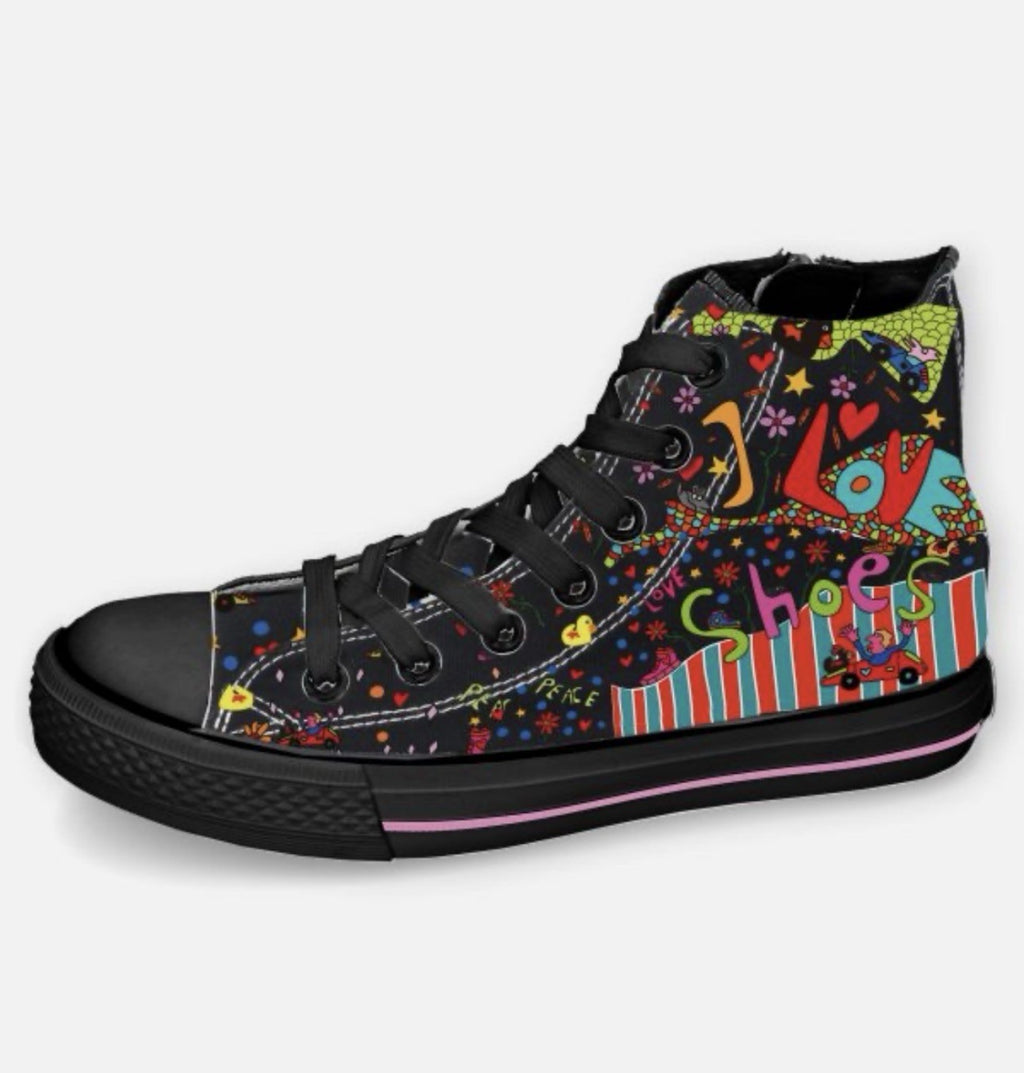 DOCKERS by Gerli Canvas Gr. 37 Damen Sneaker High Top Schuhe X-Art Limitiert