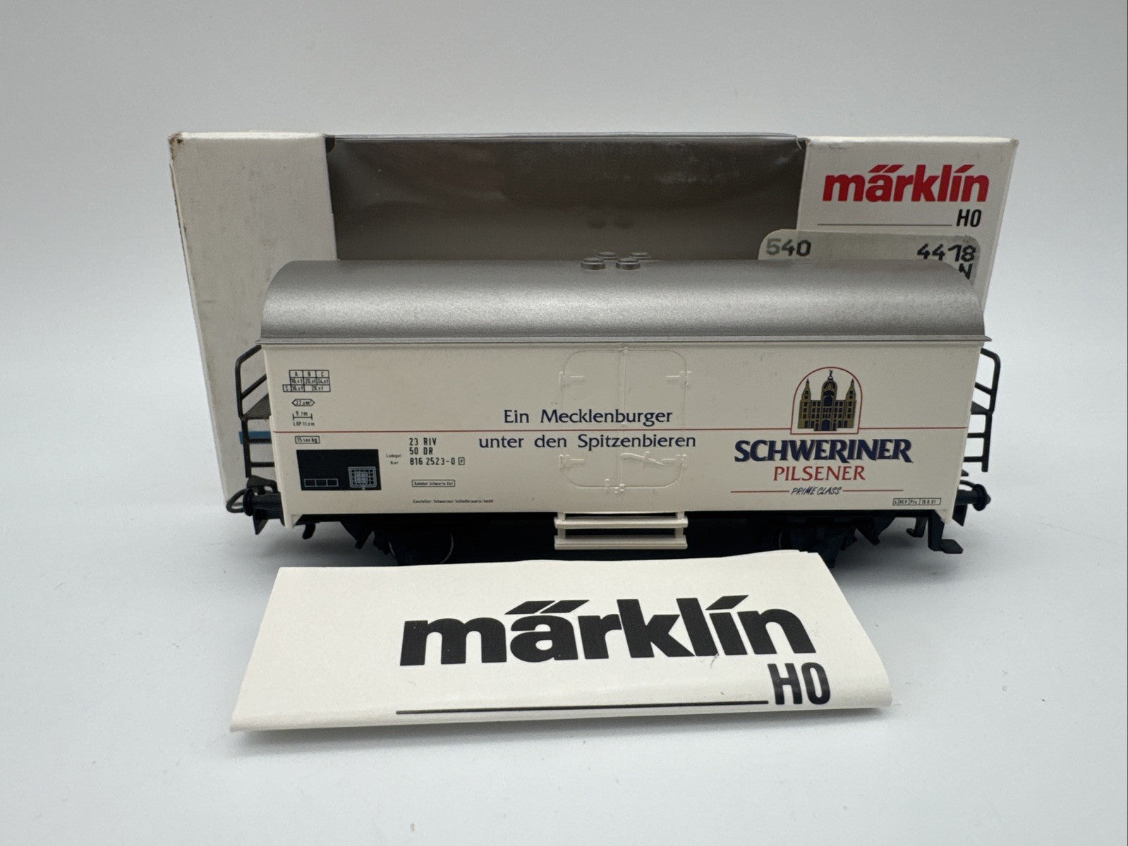 Märklin 4418 Güterwagen Schweriner Pilsener OVP / H0