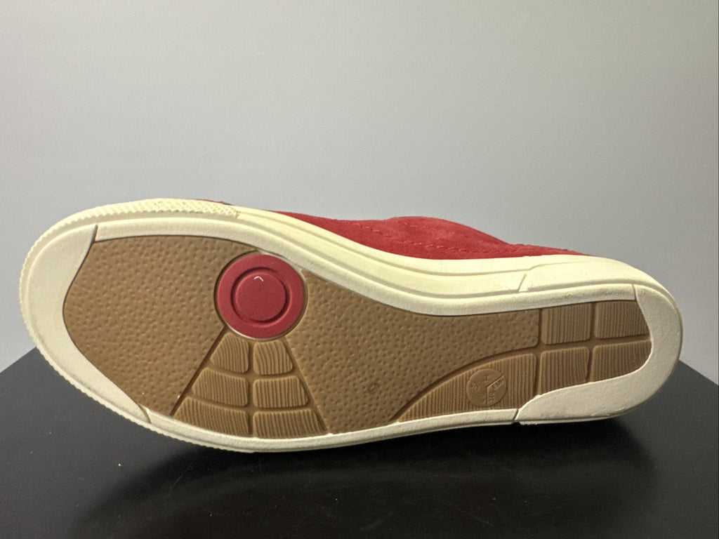 Jana Sneaker Gr. 37 Leder Rot Damen
