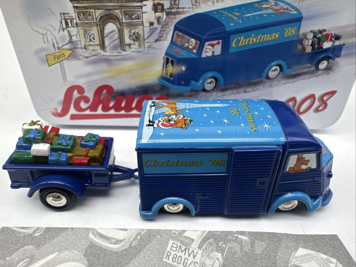 297-04HO - Schuco Piccolo 059249 - Citroèn H Christmas Special ´08 -OVP
