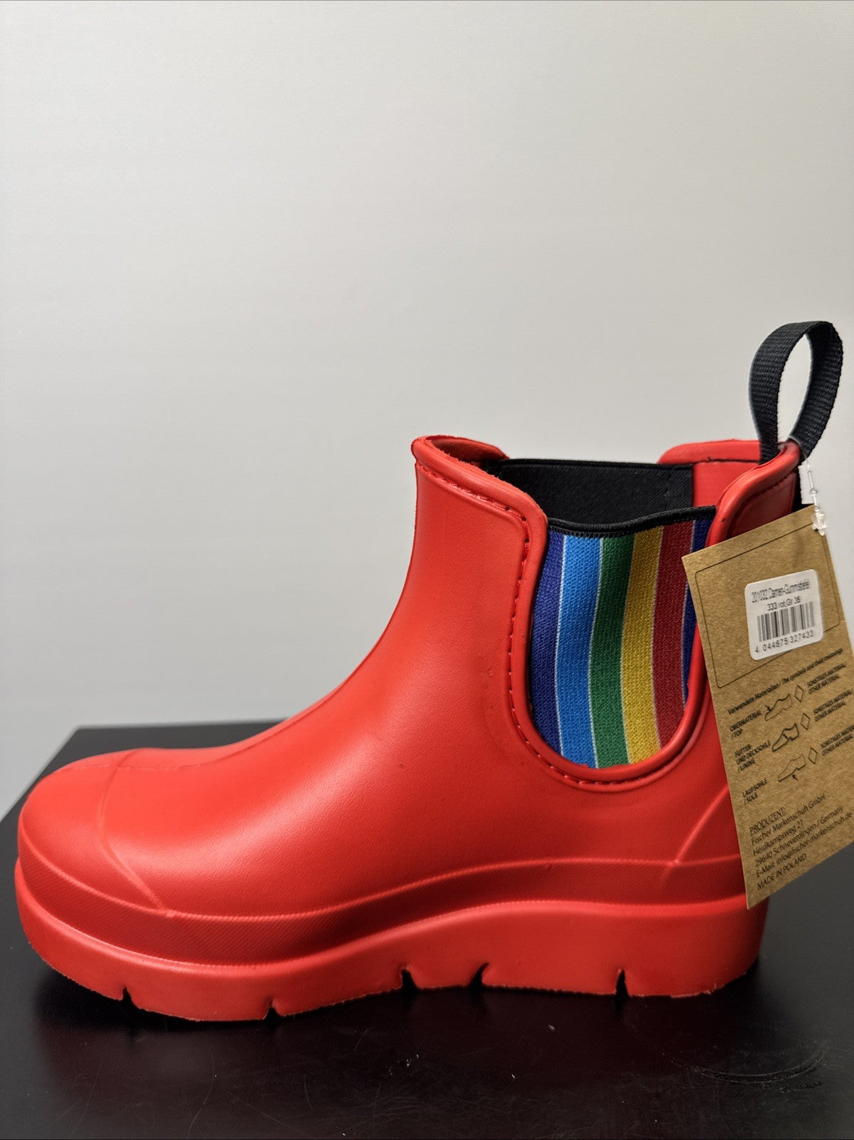 Fischer Markenschuh Damen Steller Gummistiefel Gr. 38