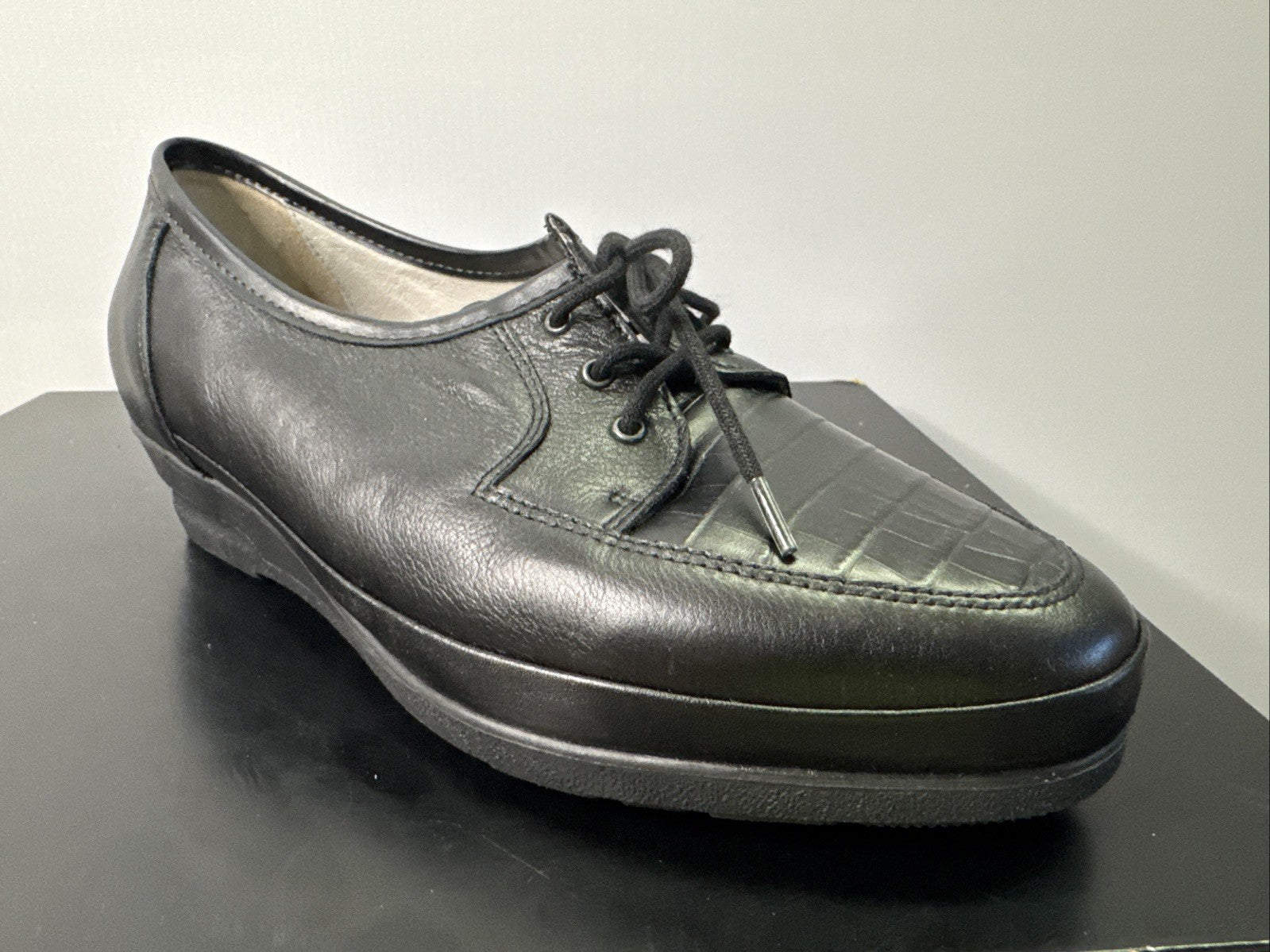 Waldläufer Damen Schuh Gr 4 Sneaker Leder