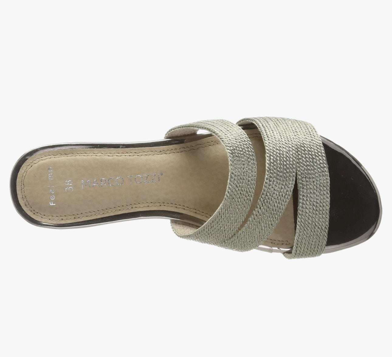 MARCO TOZZI Damen Pantolette Gr. 38 Slipper Sandale Sandalette