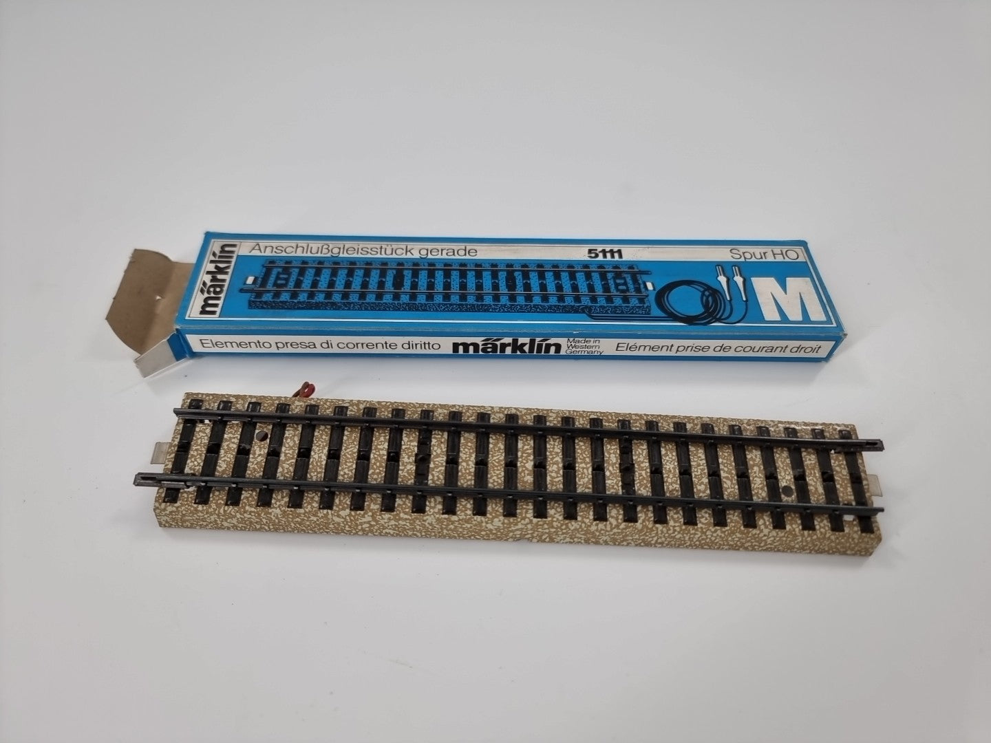 Märklin 5111 M-Gleis gerade Anschlussgleis in OVP