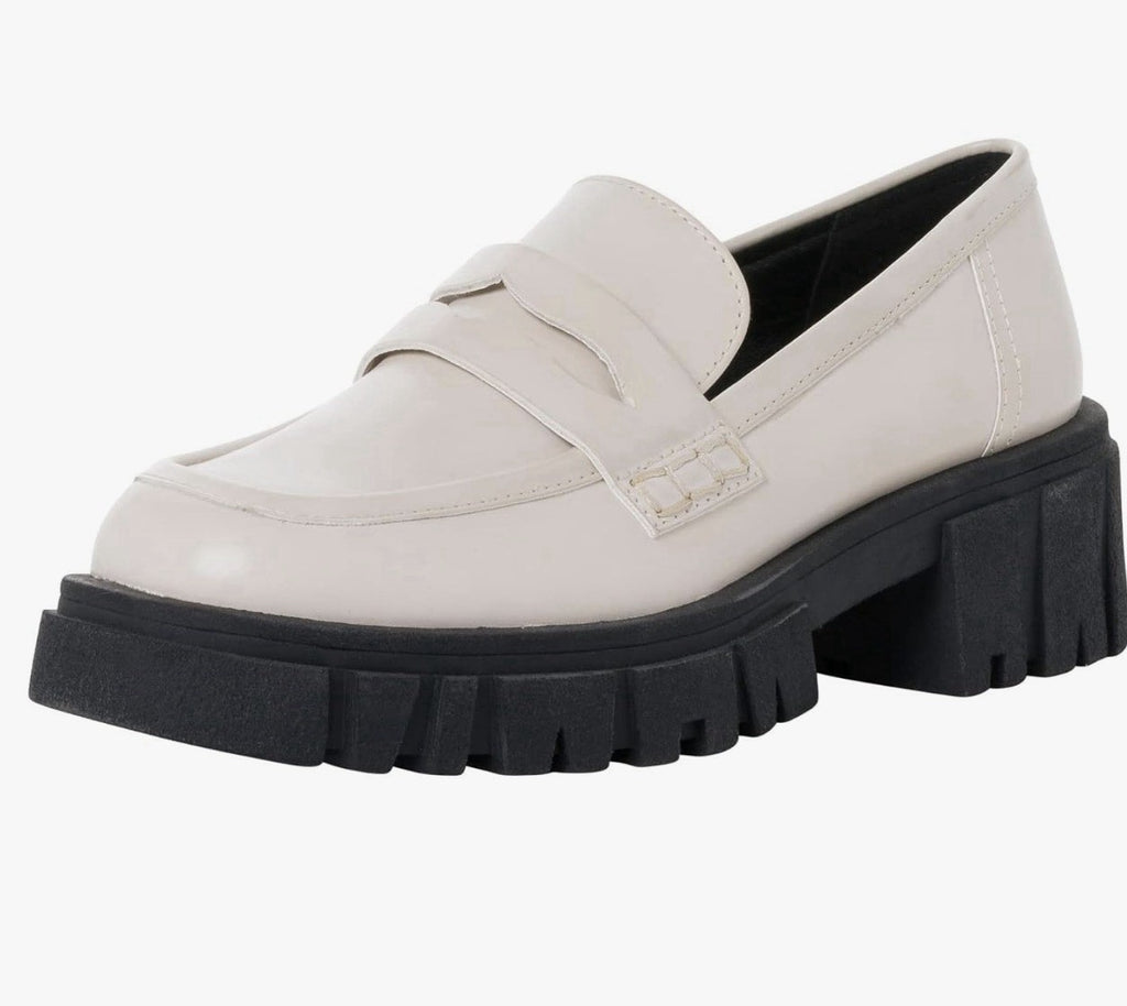 Marco Tozzi Loafer Gr. 40 Damen Slipper Weiß