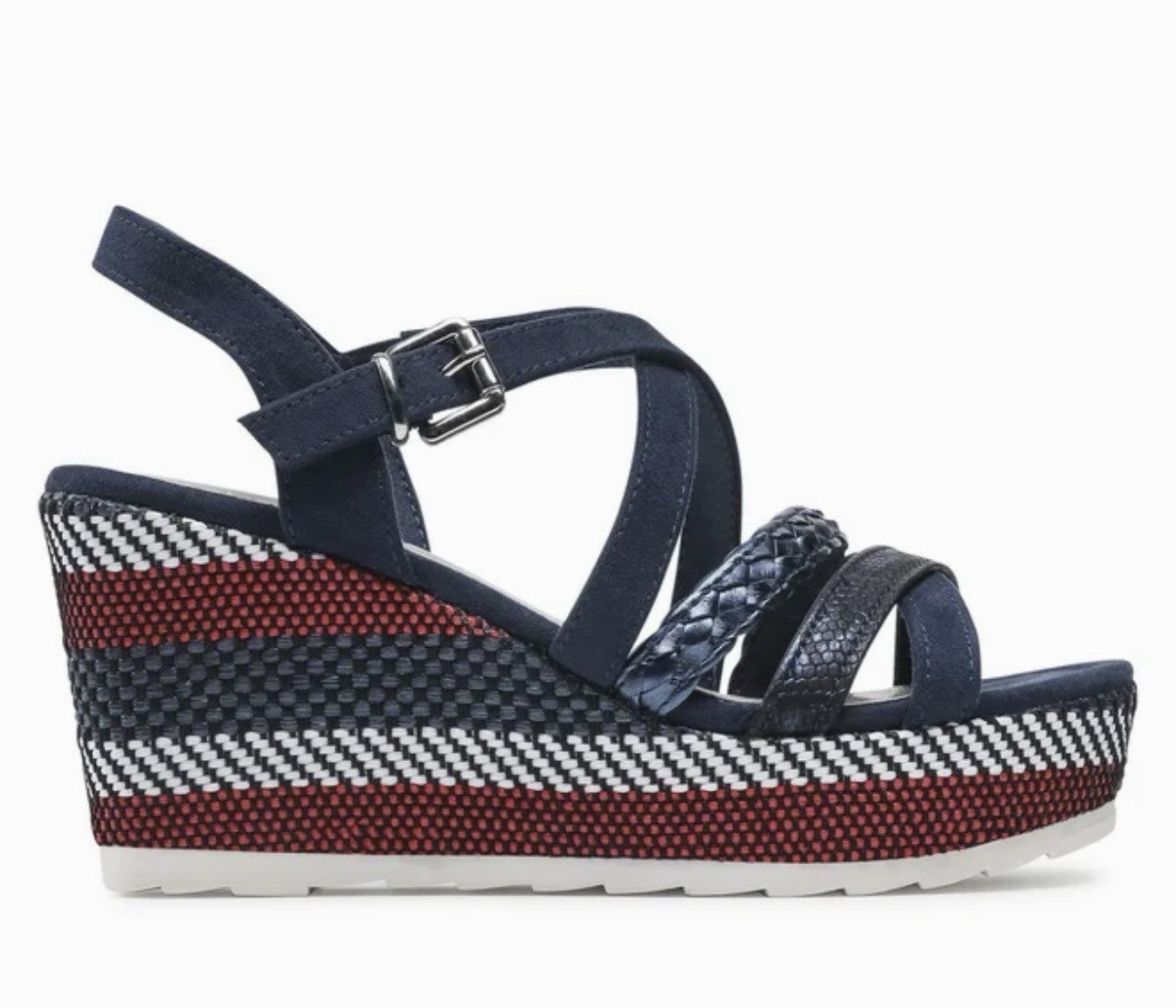 MARCO TOZZI Damen  Gr. 41 Pantolette Slipper Sandale Sandalette Keilsandale