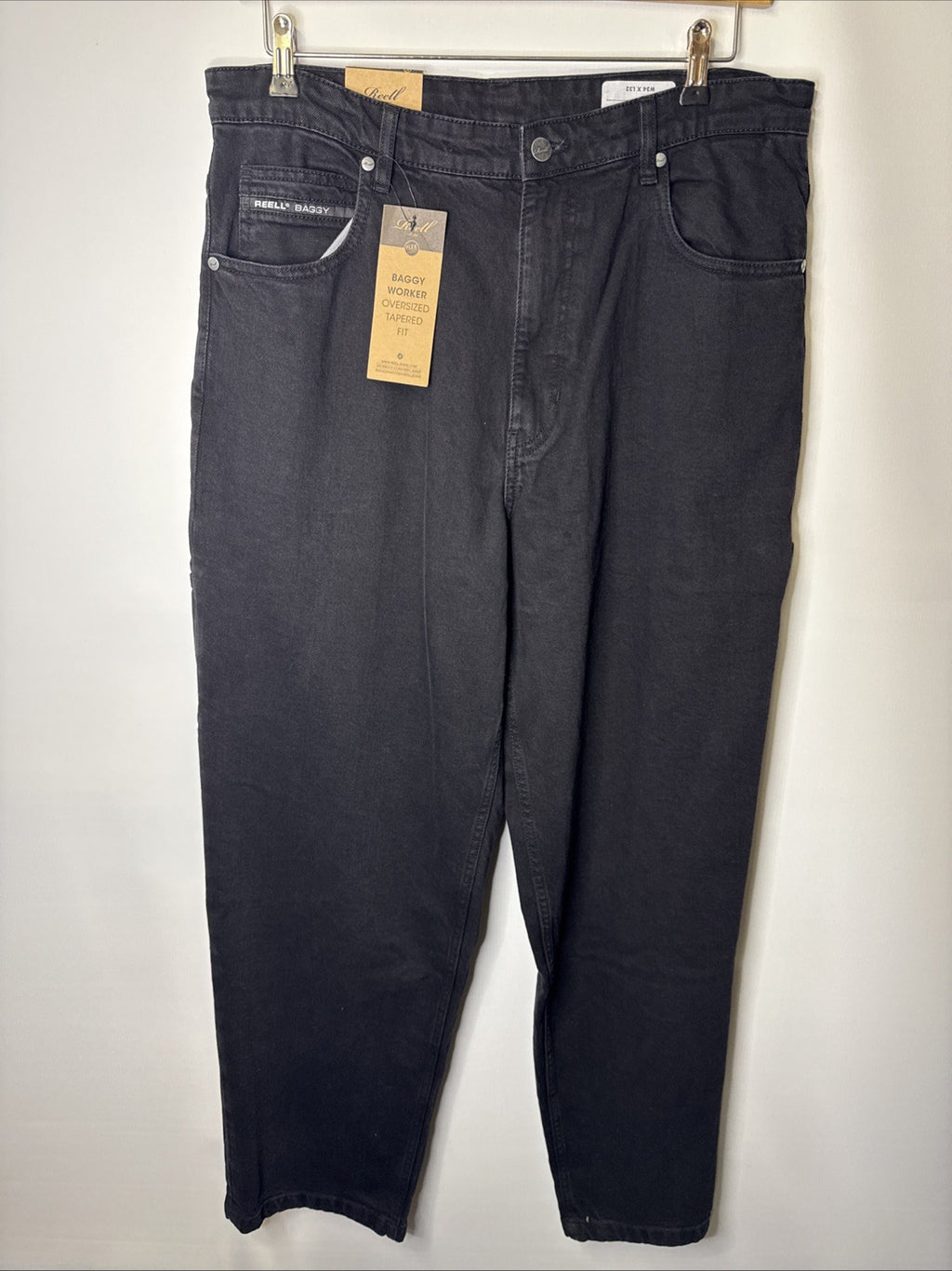 Reell Herren Baggy Worker Gr. W34 L32 Oversized Tapered Fit