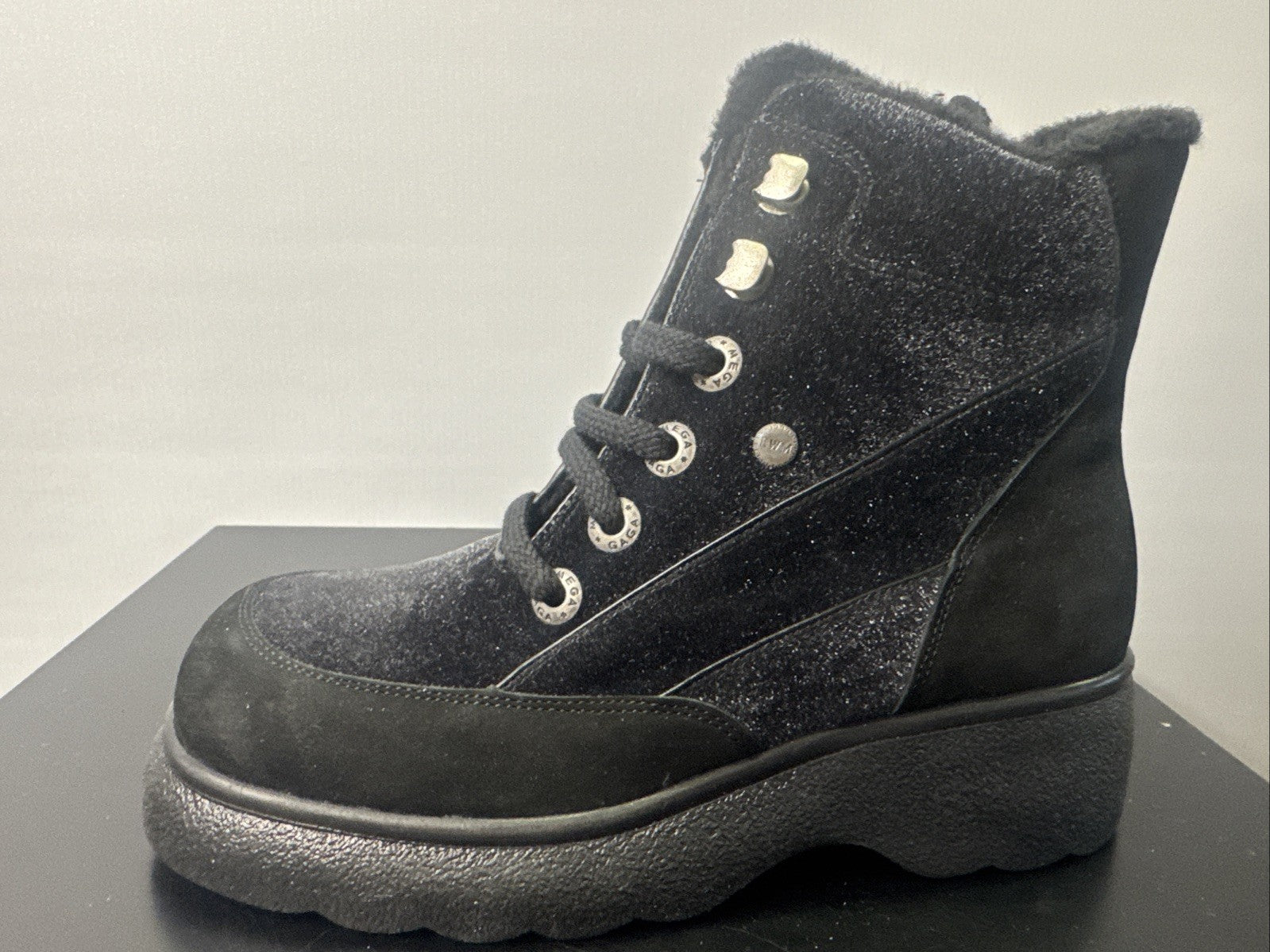 Mega Gaga Mädchen Stiefel Gr. 33 Leder