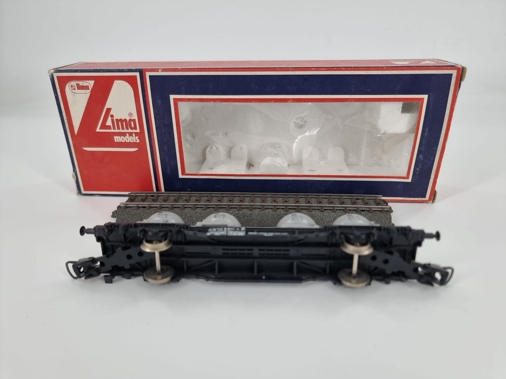 Lima H0 302841 Behältertragwagen DB mit 4 Kugelcon. in OVP