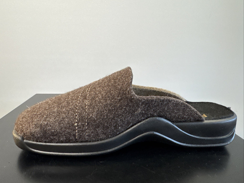 Rohde Herren Filz Pantolette Gr. 46 Mocca Pantoffel Weite G 2731