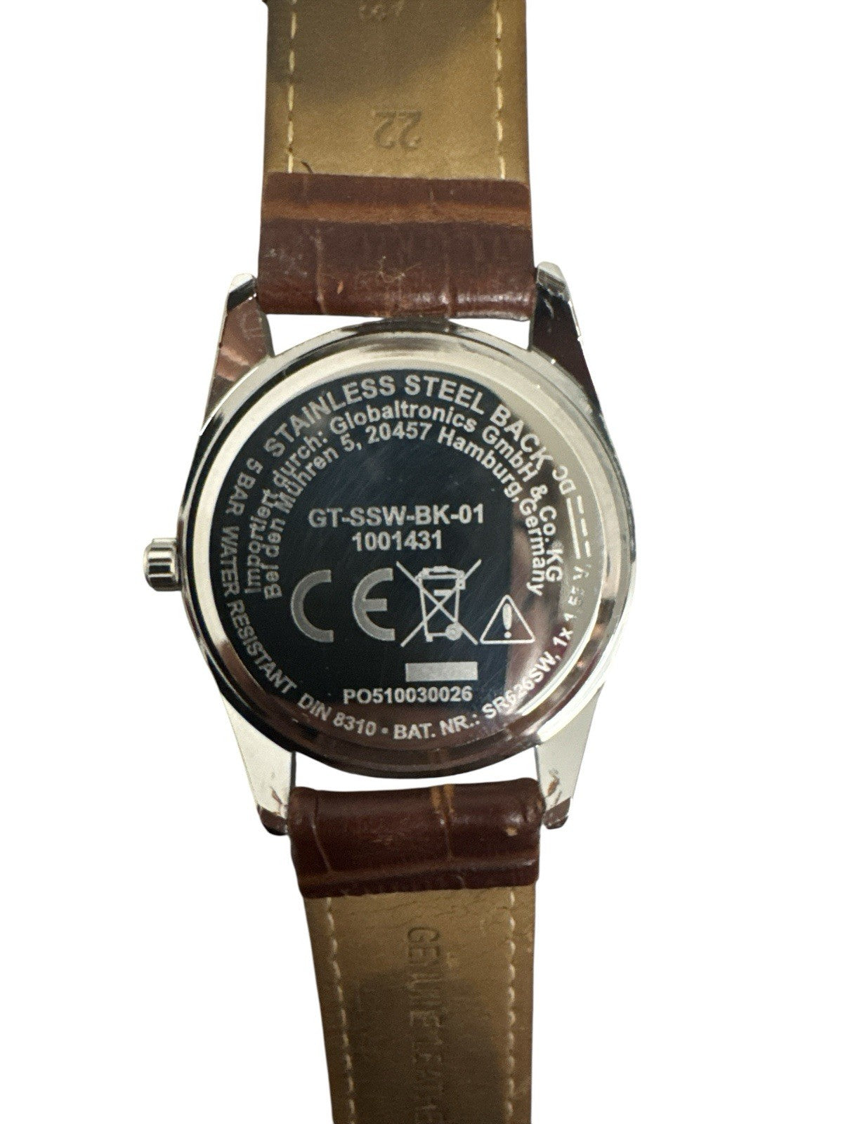 Krontaler Herren Armbanduhr Leder 