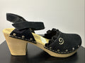 Rieker Sandalette Gr. 42 Leder Schwarz