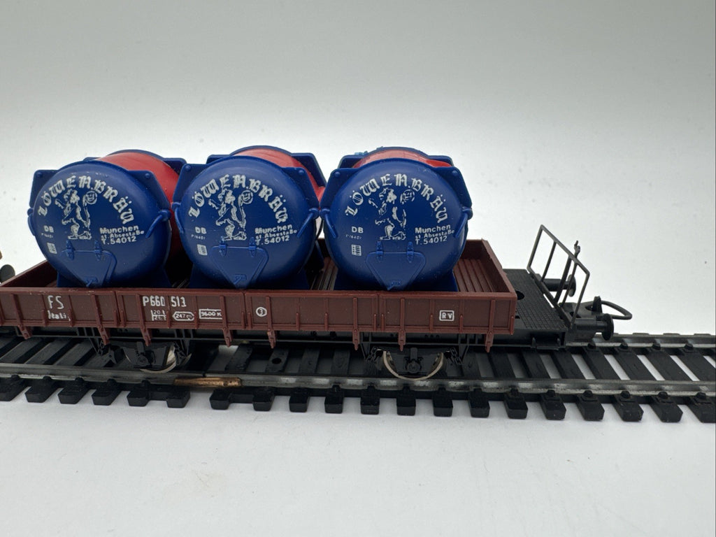 Lima H0 offener Güterwagen Löwenbräu & Dinkelacker Biere Set