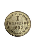Nassau - Wilhelm I. - Münze - 1 Kreuzer 1832 - Silber