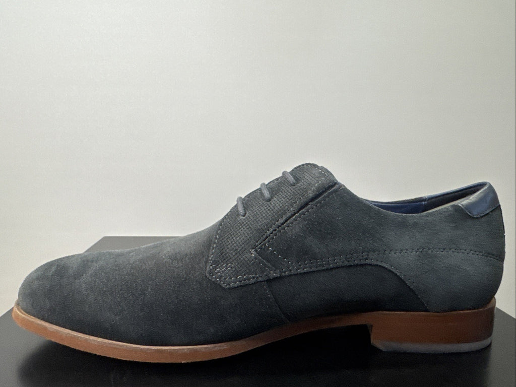 Jaromir-703 Business Schuh by SIOUX Schnürschuhe Derbys Piombo Blau Gr. 39,5 6,5