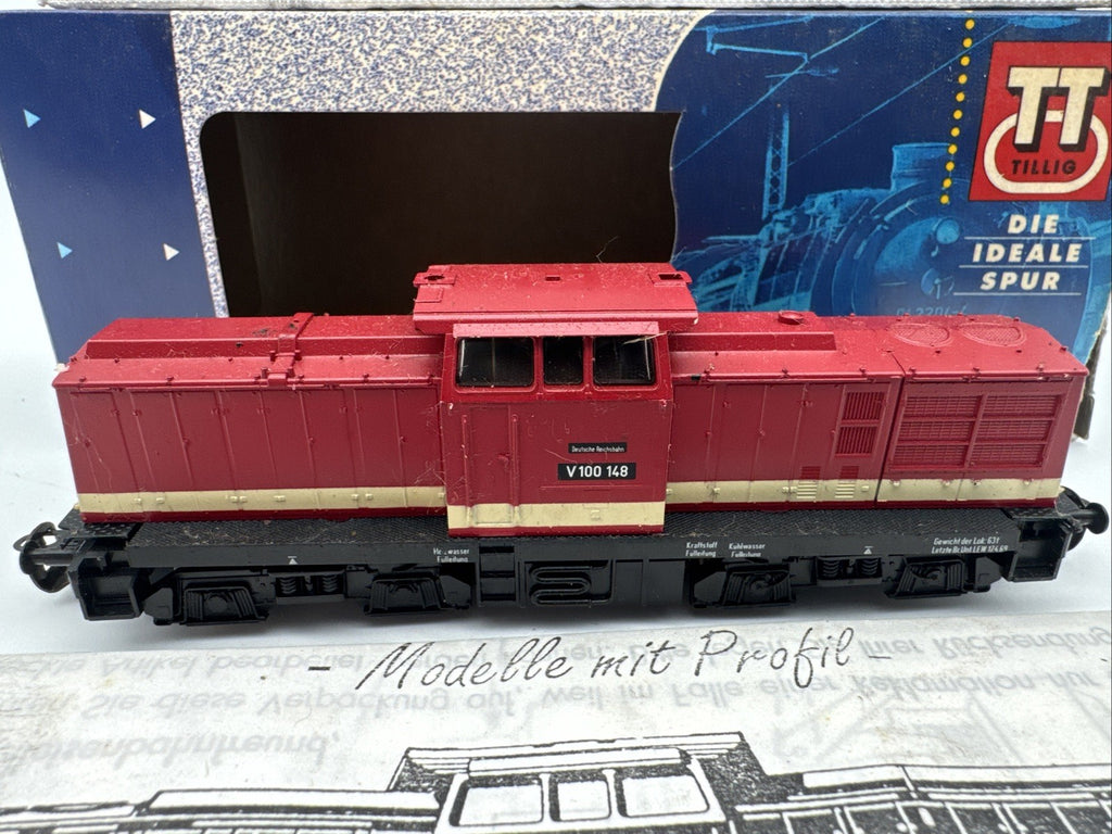Tillig TT 04597 Diesellok BR V 100 148 DR Gleichstrom