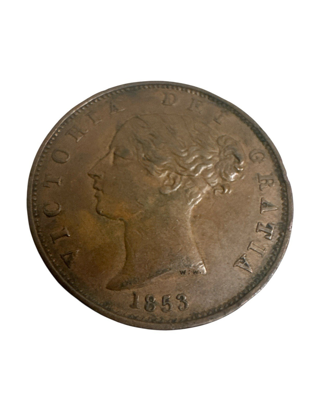 Great Britain 1/2 Penny 1853