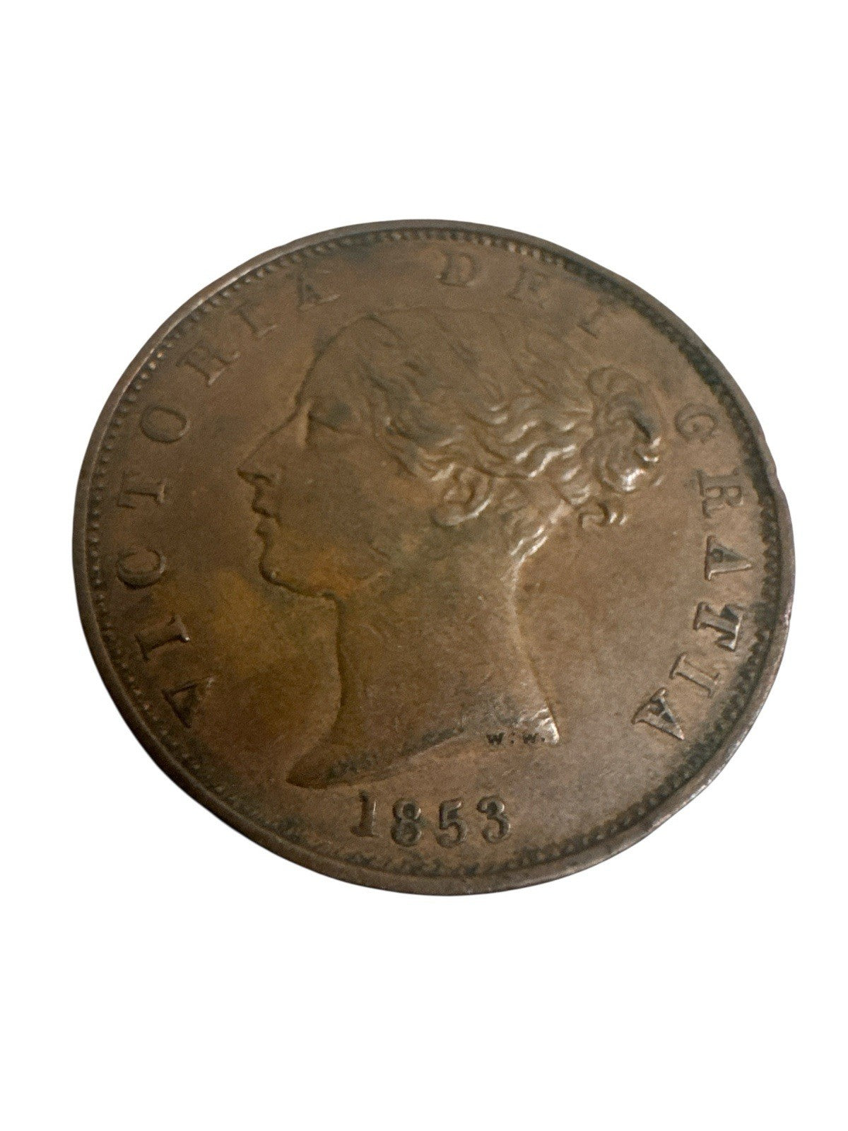 Great Britain 1/2 Penny 1853