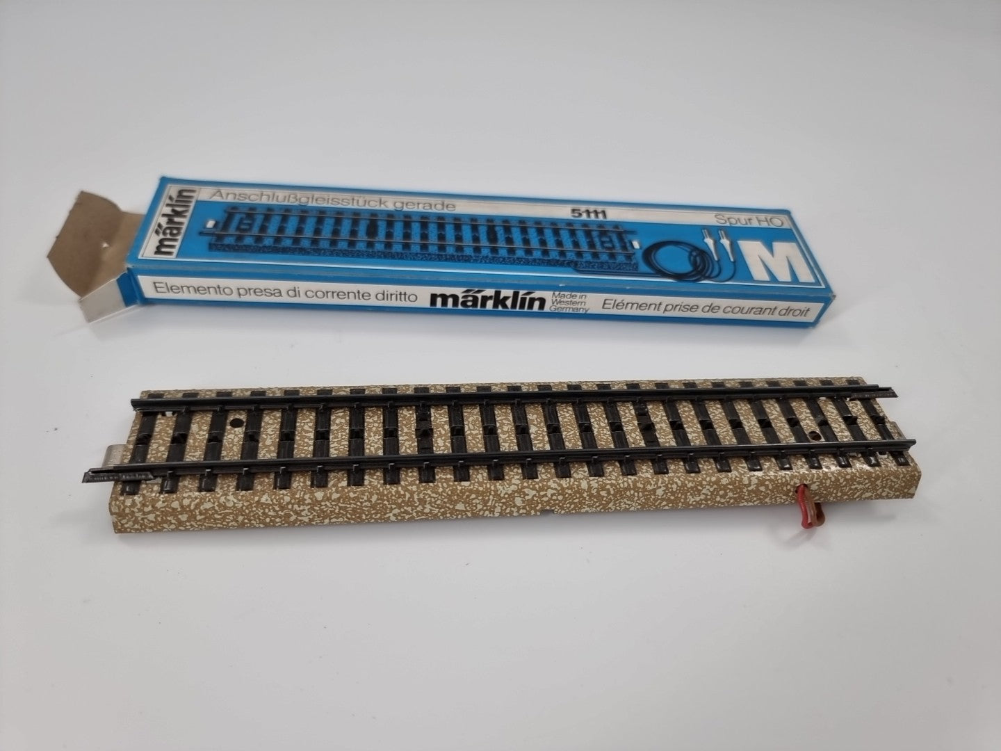 Märklin 5111 M-Gleis gerade Anschlussgleis in OVP