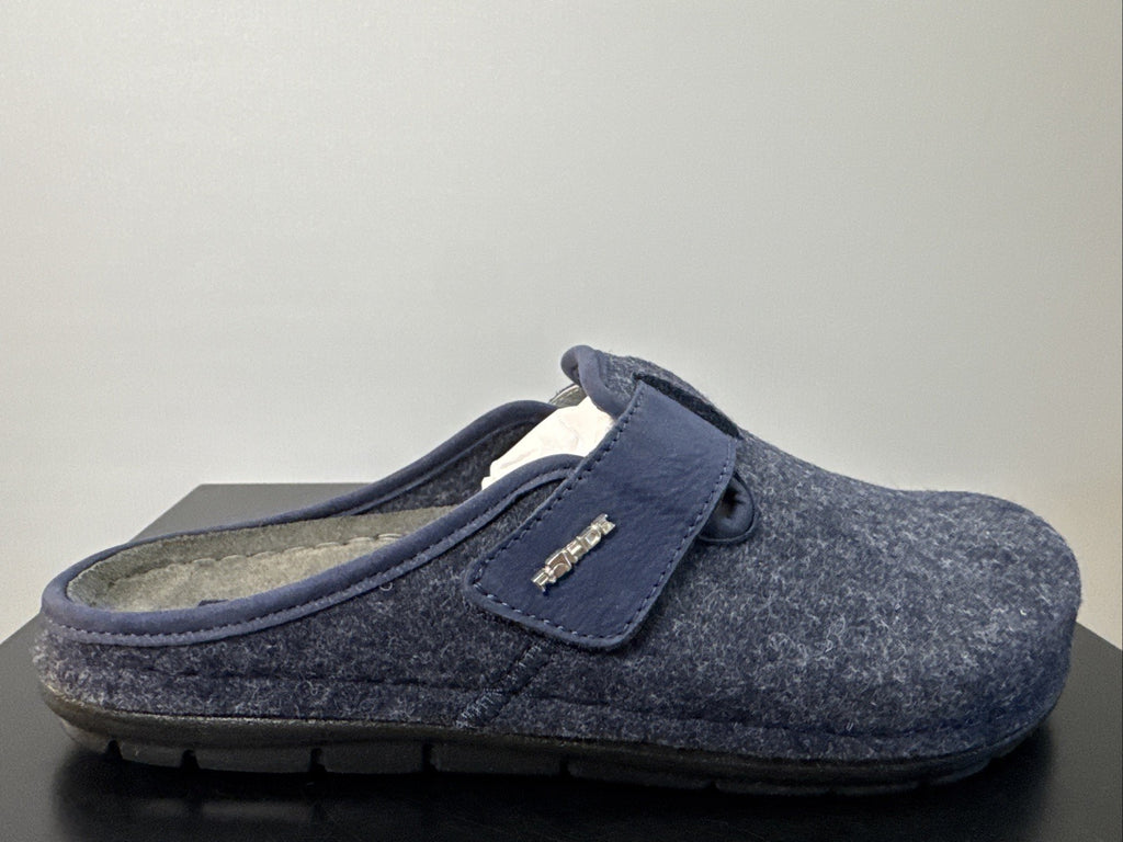 Rohde Herren Filz Pantolette Gr. 42 Ocean Pantoffel Weite G 6741