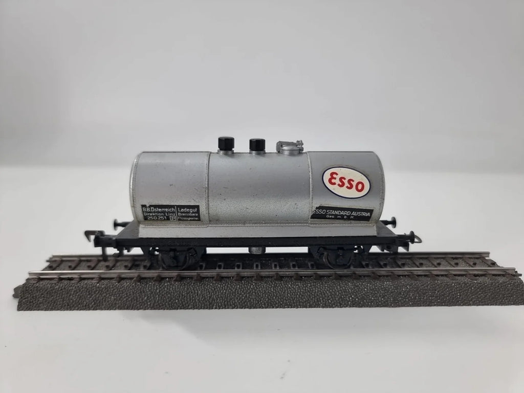 Liliput Gleisreinigungswagen ESSO Kesselwagen BB Österreich 250.251. H0
