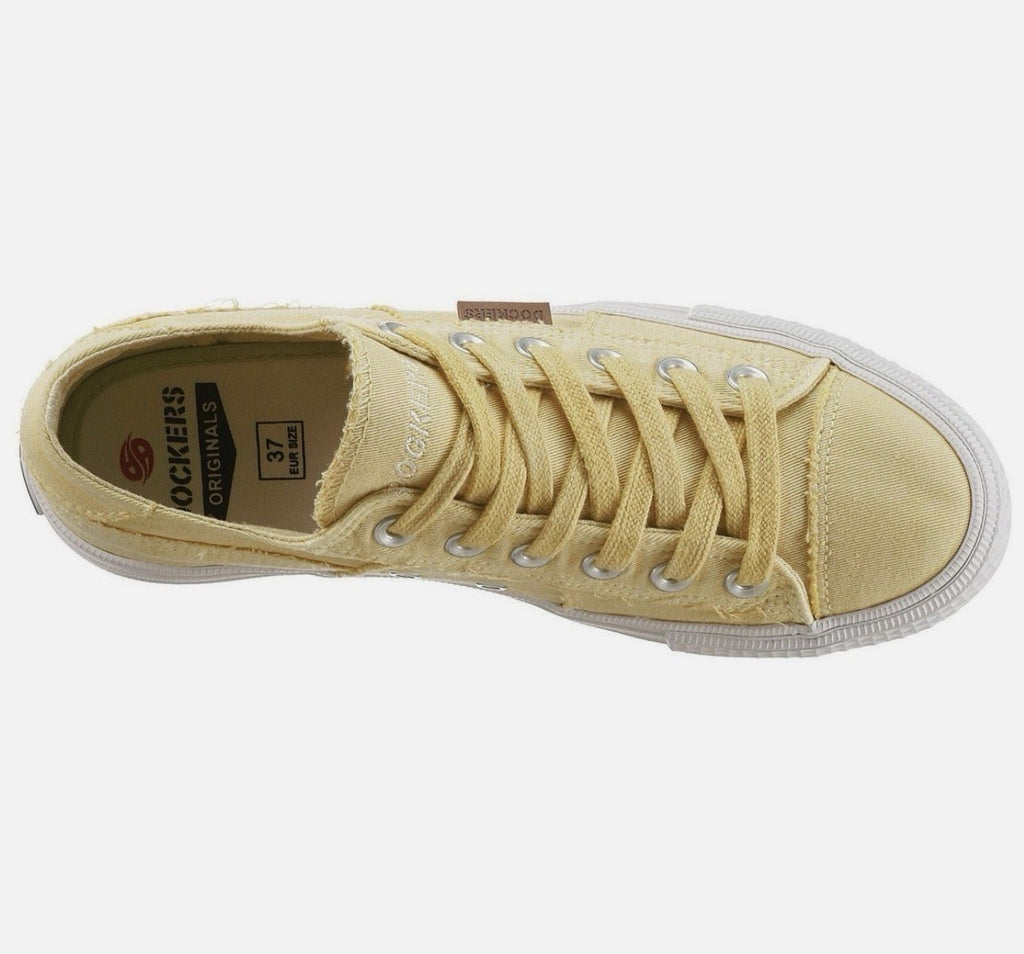 DOCKERS by Gerli 40TH201-790900 Canvas Gr. 37 Damen Sneaker Schuhe Gelb